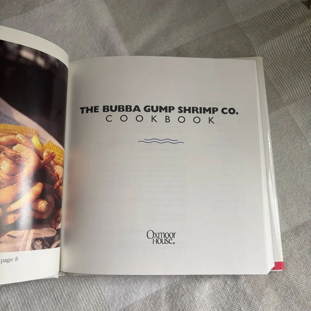 Vintage Bubba Gump Shrimp Co. Cookbook - Recipes & Reflections from Forest Gump